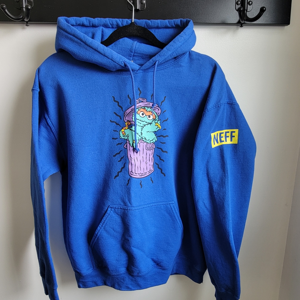 NEFF Royal Blue Graphic Hoodie Sweatshirt - Men